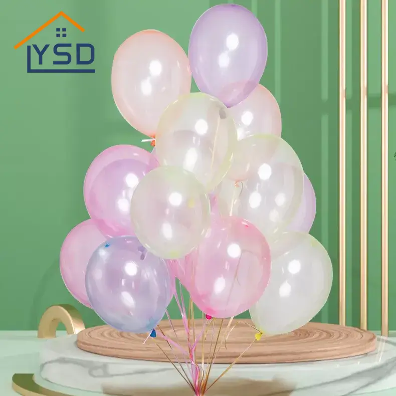 রঙিন ক্রিস্টাল ল্যাটেক্স বেলুন