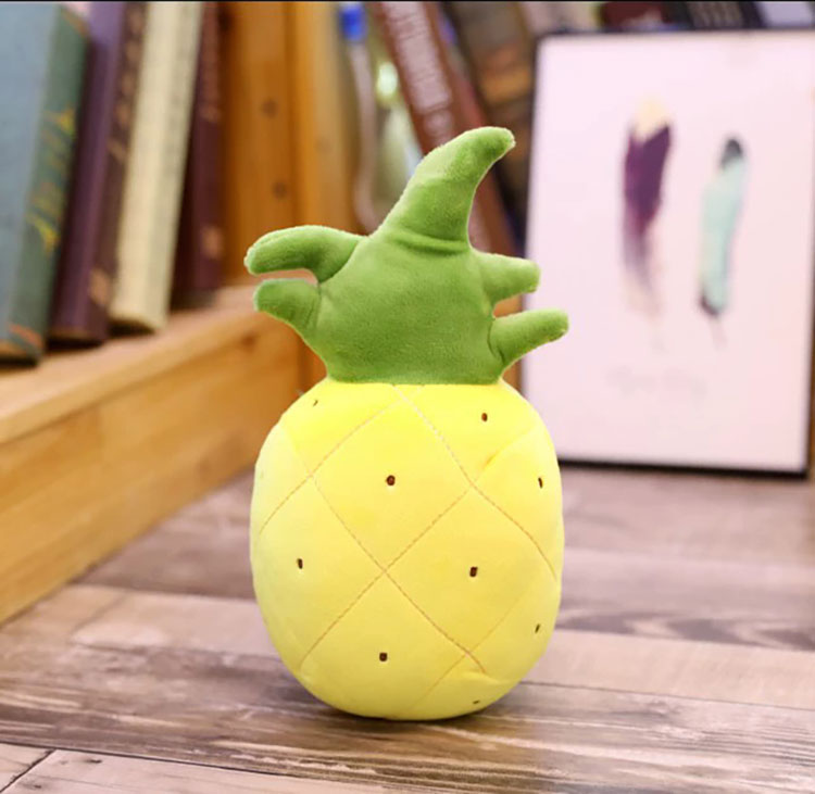 Fluffy Pineapple Plush Pillow